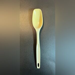 Vintage NYLON PLASTIC FOLEY Retro White Spoon Solid SERVING MIXING Utensil 11.5”